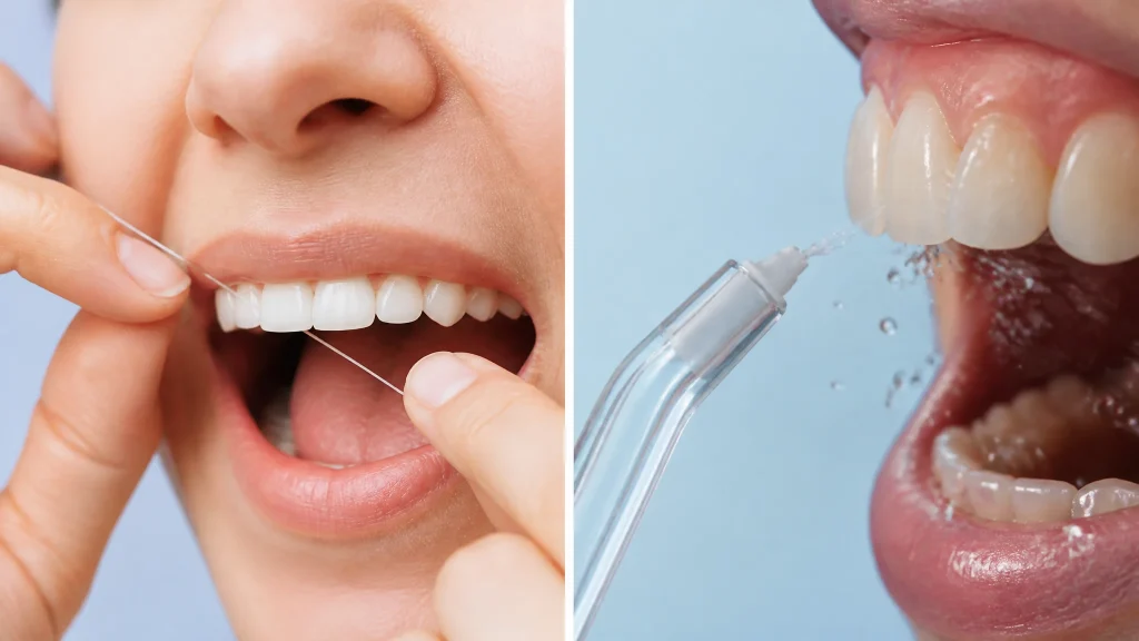 Hydropulseur buccal ou fil dentaire : quelle méthode est la meilleure pour nettoyer les espaces interdentaires ?