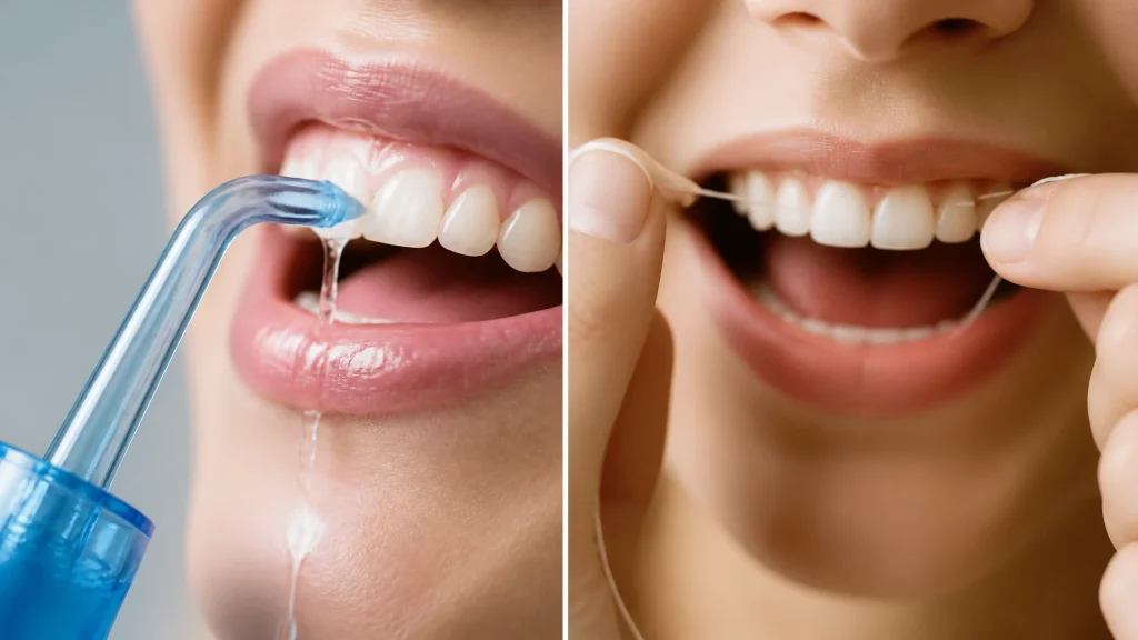 Hydropulseur buccal ou fil dentaire : quelle méthode est la meilleure pour nettoyer les espaces interdentaires ?